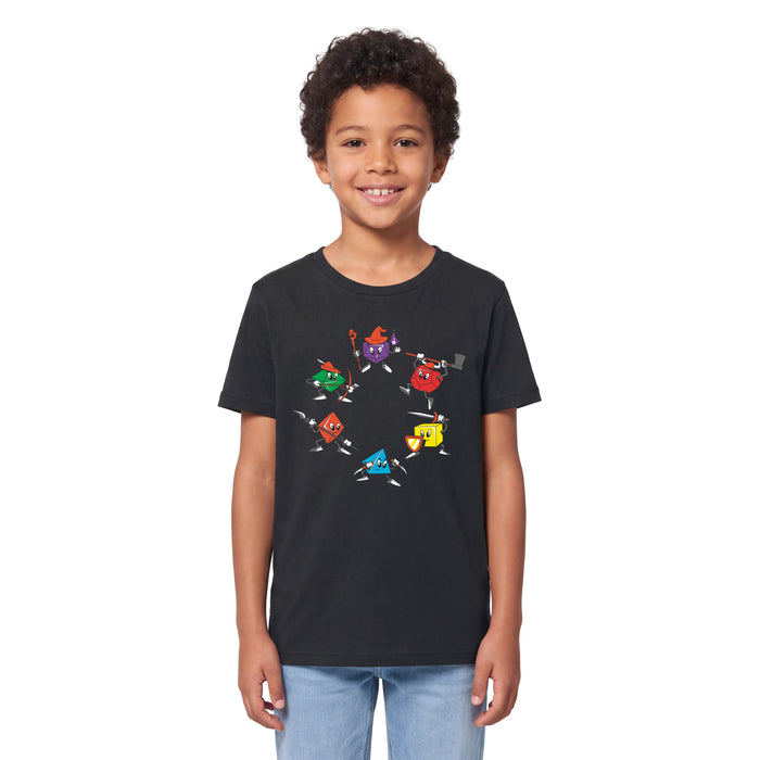RPG Dice - Kindershirt Model Junge 1