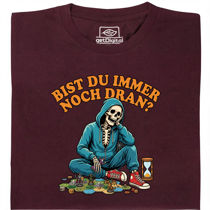 Tu joues encore? - Vue principale T-Shirt Rouge Foncé
