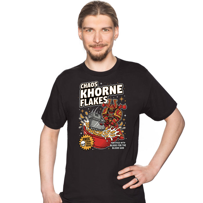 Chaos Khorne Flakes - T-Shirt Man David