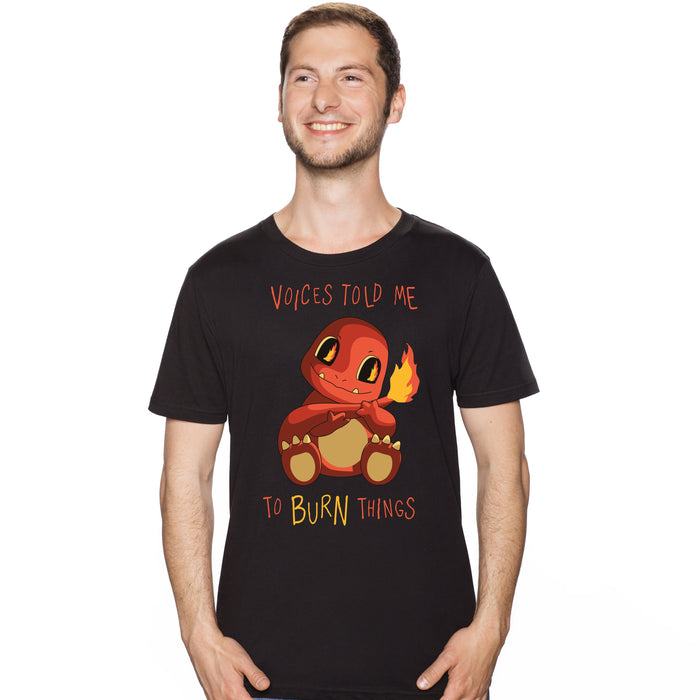 Voices Told Me To Burn Things - T-Shirt Mann Tobi