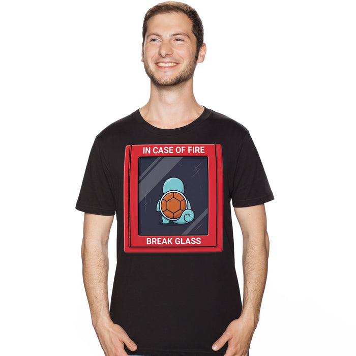 In Case of Fire - Break Glass  - T-Shirt Mann Tobi