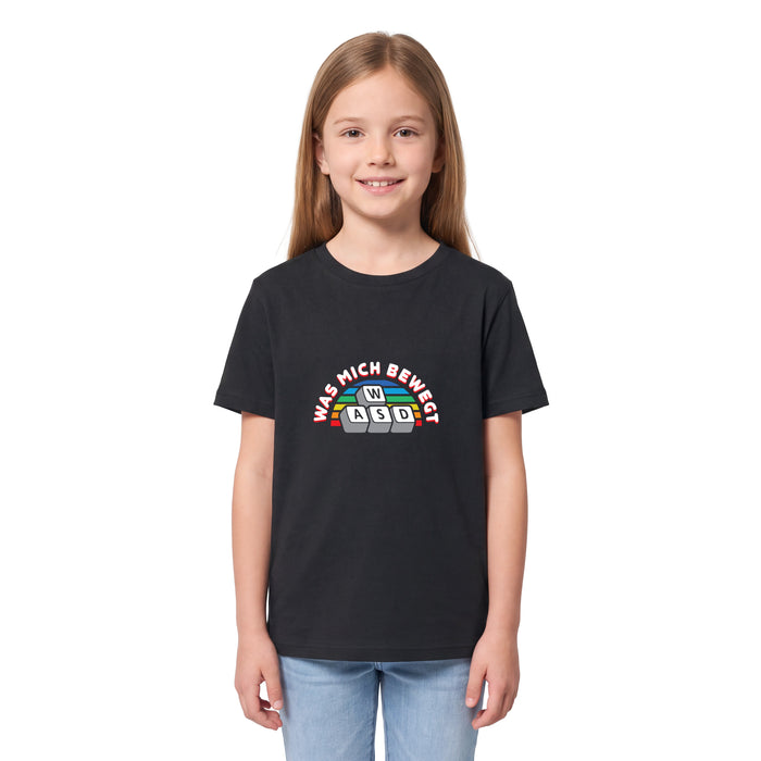 Was mich bewegt T-Shirt - Kindershirt Model Mädchen 1