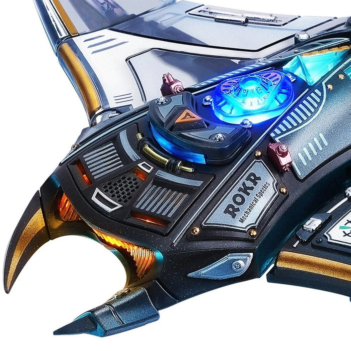 Mechanical Manta Ray 3D Electronic Metal Building Kit with Lighting