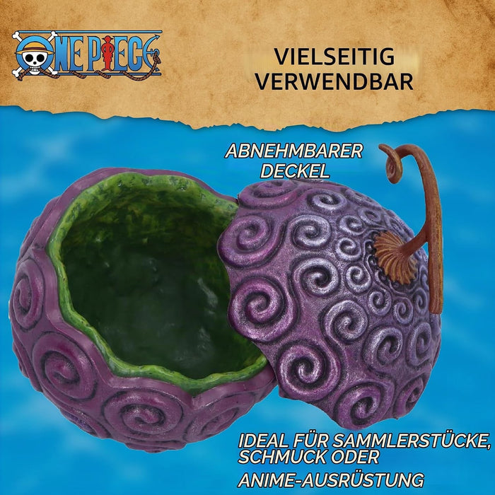 One Piece Gum-Gum Duivel Fruit Opbergdoos van Hars