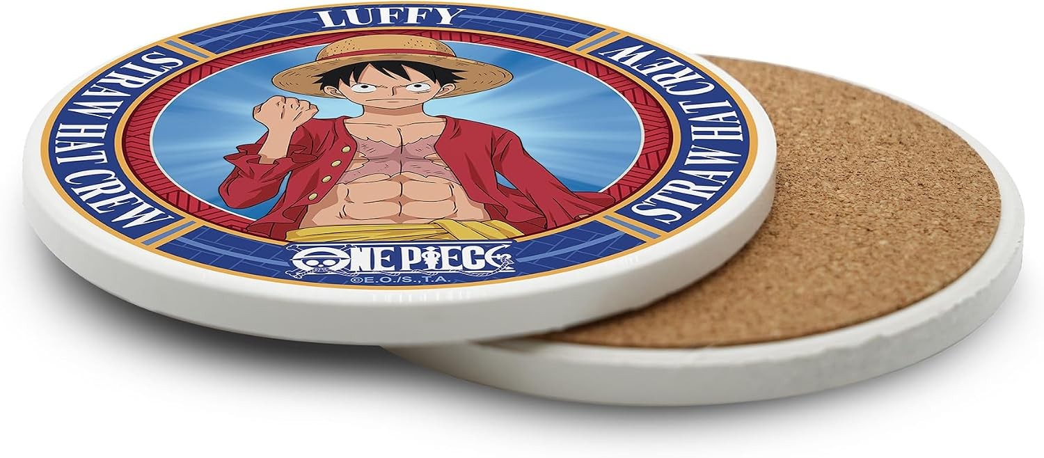 One Piece Ceramic Coaster - Monkey D. Luffy