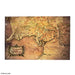 Carte Métallique du Seigneur des Anneaux - Rohan et Gondor (20x30 cm)