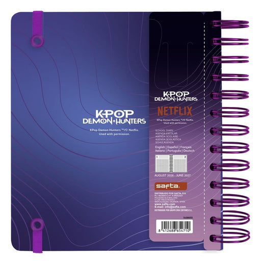 KPop Demon Hunters Daily Planner 2026/2027
