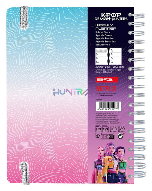 KPop Demon Hunters Weekly Planner 2026/2027