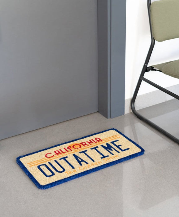 Back to the Future OUTATIME doormat