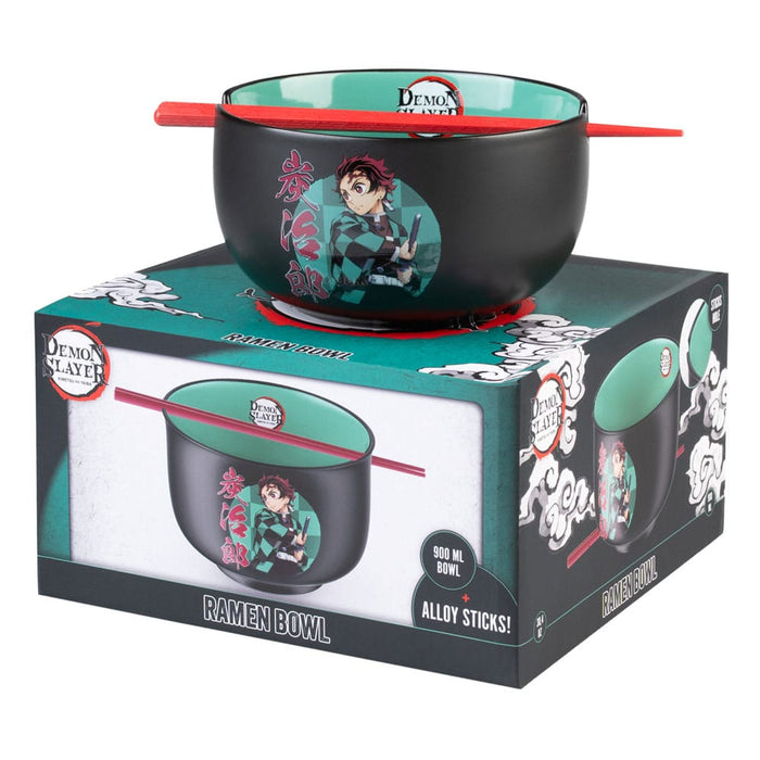 Demon Slayer Ramen-Schüssel Tanjiro mit Stäbchen