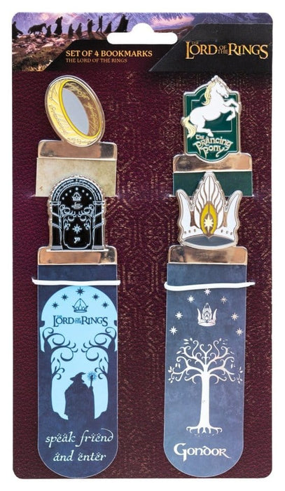 El Señor de los Anillos Set de Marcapáginas Tierra Media
