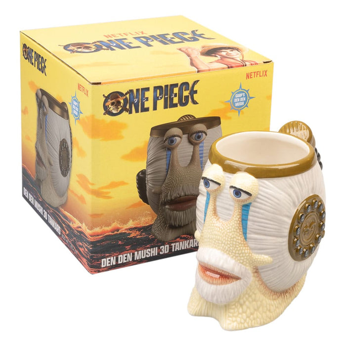 Boccale 3D lumacofono di Garp di One Piece (serie Netflix)