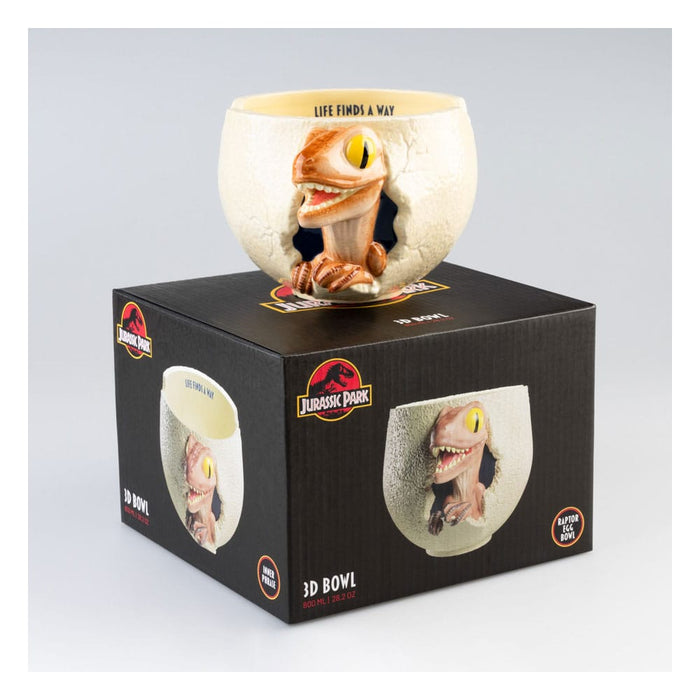 Jurassic Park 3D Bowl Raptor in Egg