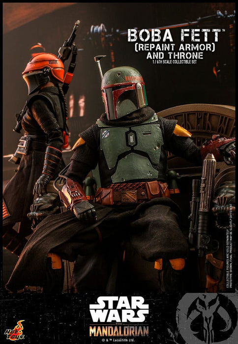 Star Wars The Mandalorian Boba Fett mit Thron Actionfigur 1:6 Special Edition