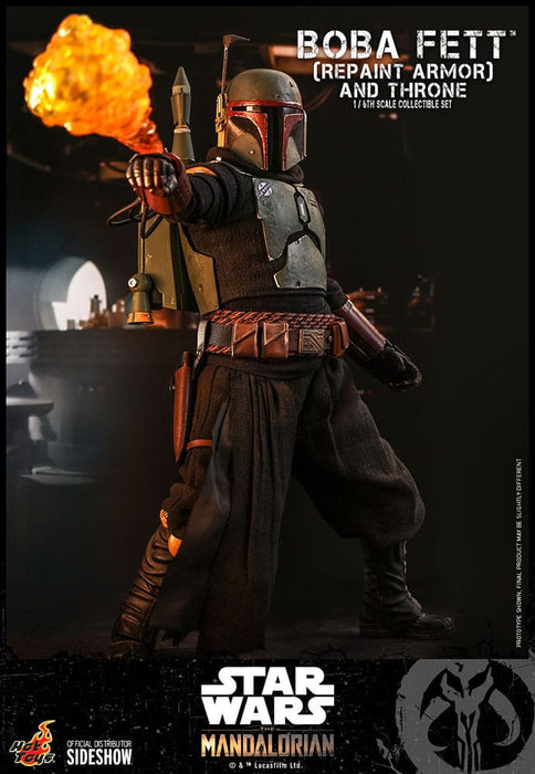 Star Wars The Mandalorian Boba Fett mit Thron Actionfigur 1:6 Special Edition