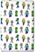 Minecraft Spannbetttuch mit Steve, Alex und Creeper