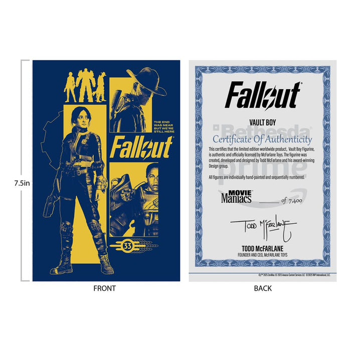 Fallout Movie Maniacs Actionfigur Vault Boy