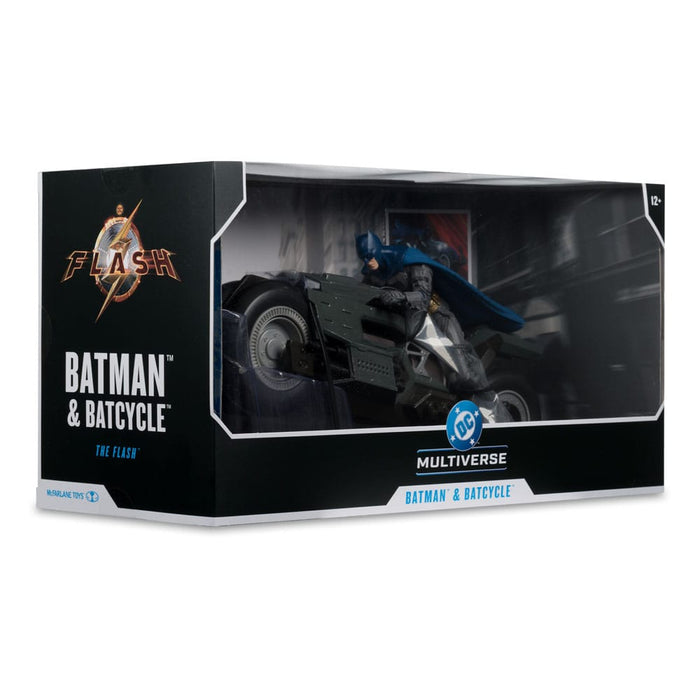 Batman mit Batcycle aus The Flash