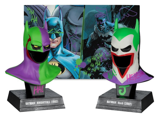 Batman Mask Replicas Knightfall and Hush in Joker Style