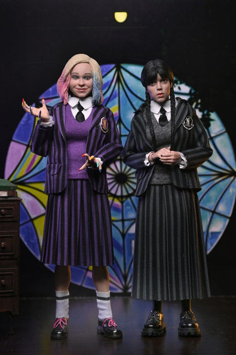 Wednesday Figuras de Acción Wednesday Addams y Enid