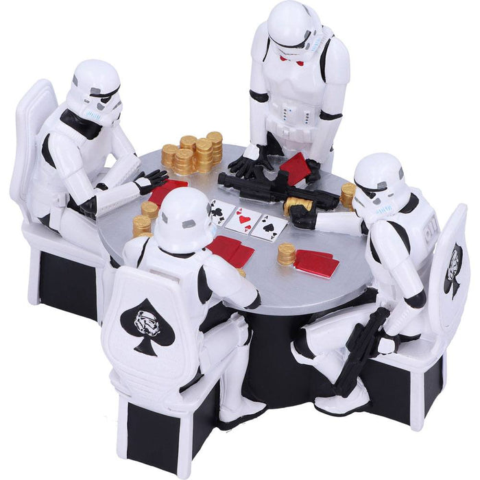 Diorama Star Wars Soldados de asalto jugando al póker