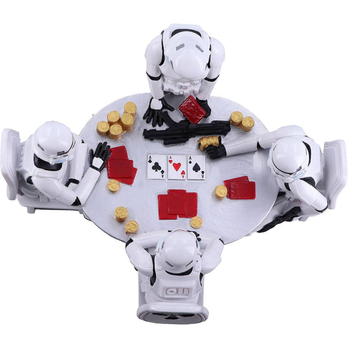 Diorama Star Wars Soldados de asalto jugando al póker