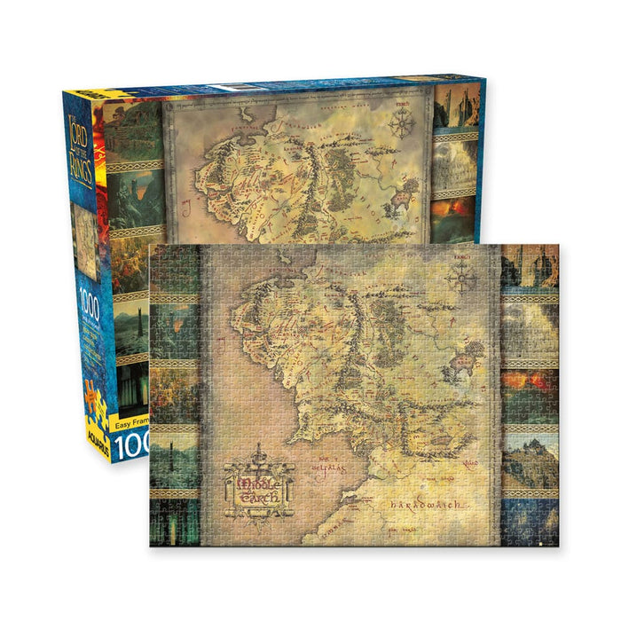 The Lord of the Rings Puzzle Map of Middle-earth