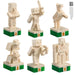 Minecraft Schachspiel Overworld-Helden gegen feindliche Mobs