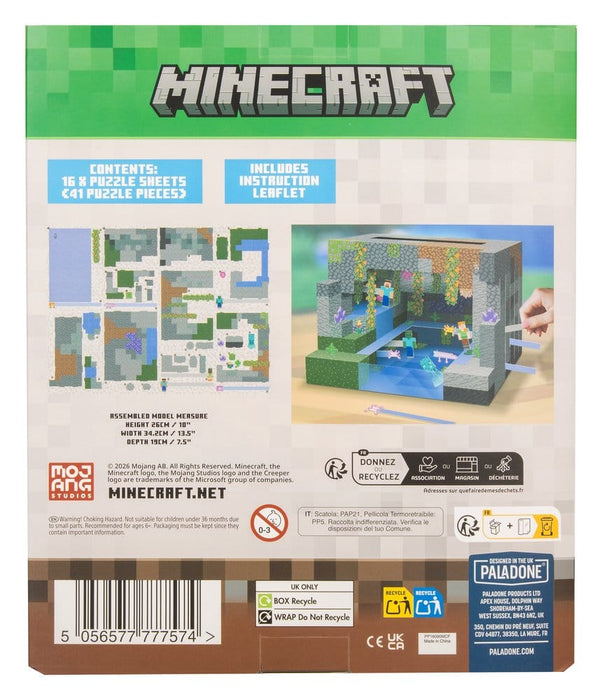 Minecraft 3D Model Kit Cave Scene
