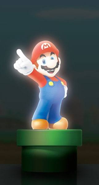 Veilleuse Super Mario Mario sur un tuyau