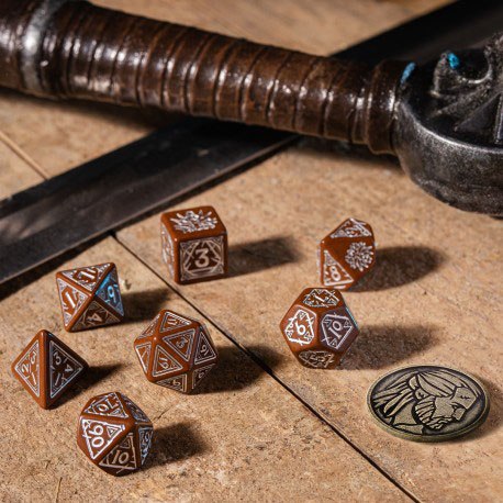 The Witcher Würfelset Geralt (Roach's Companion)