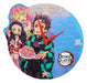 Demon Slayer Wall Clock with Holographic Effect
