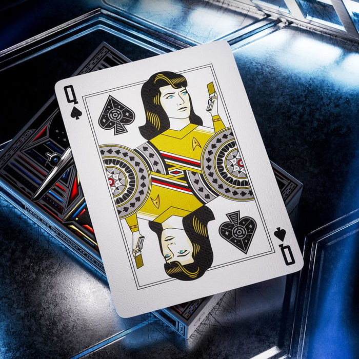 Star Trek premium speelkaarten Dark Edition (zwart)