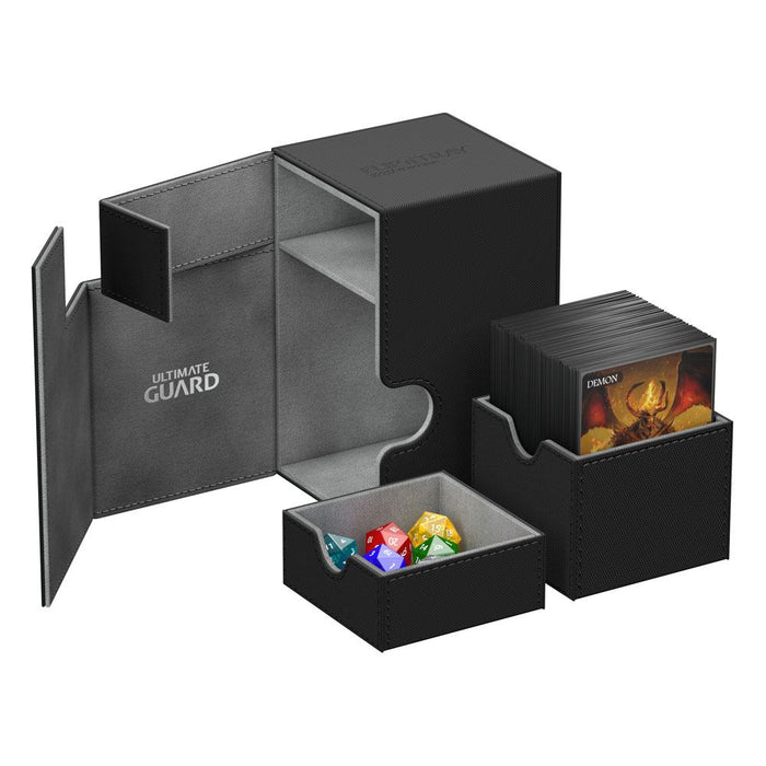 Ultimate Guard Flip'n'Tray Deck Case 100+ Deckbox in Schwarz