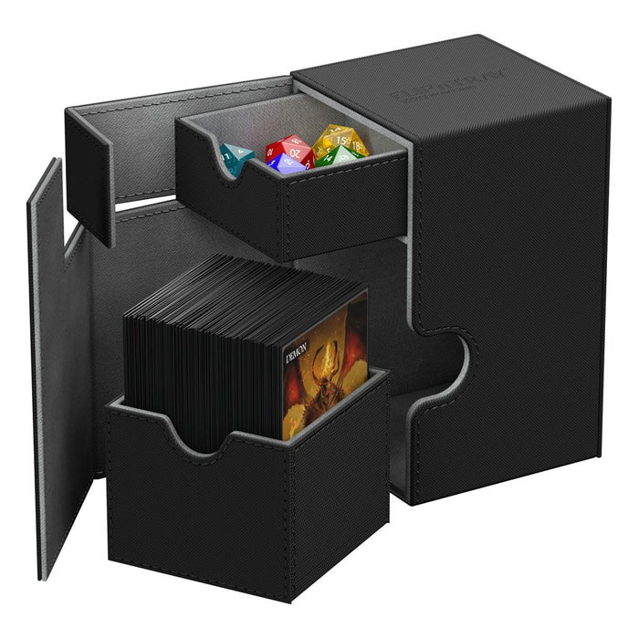 Ultimate Guard Flip'n'Tray Deck Case 100+ Deckbox in Schwarz
