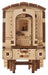 Harry Potter Hogwarts Express Wooden Model Kit