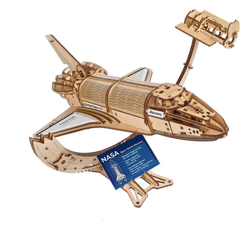 Maquette en bois 3D NASA Space Shuttle Discovery