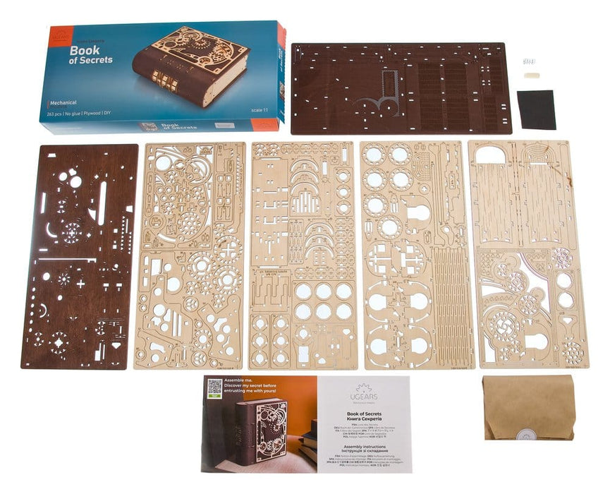 Book of Secrets Wooden Model Kit