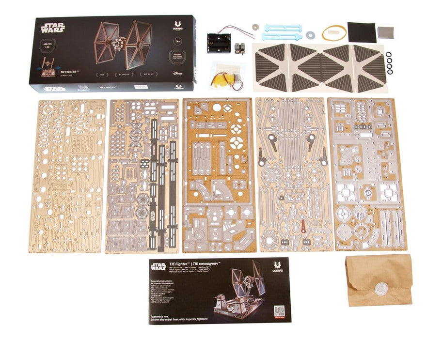 Maquette en bois Star Wars TIE Fighter