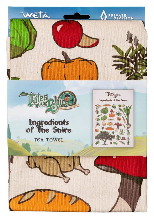 The Lord of the Rings Tea Towel Ingredients of the Shire